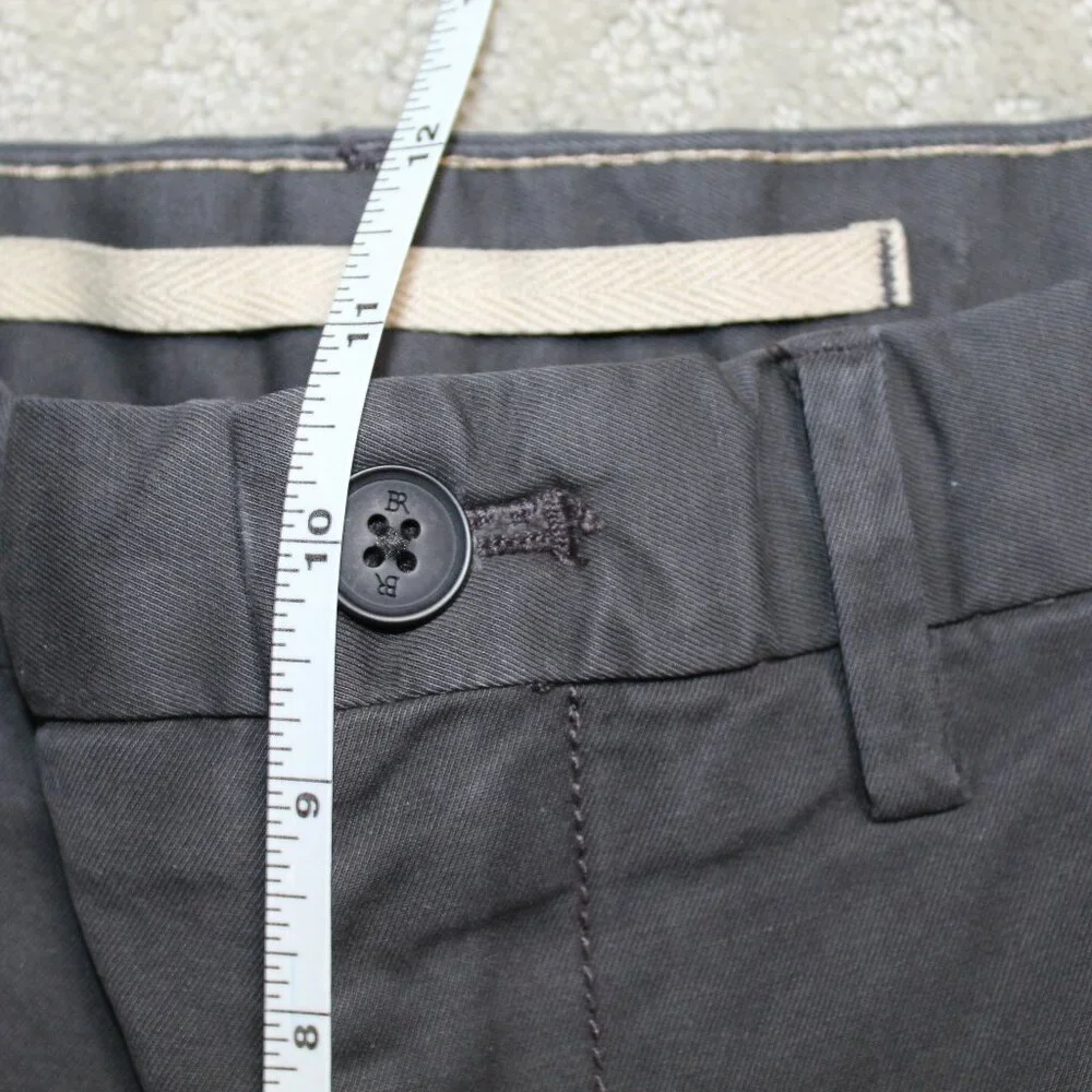 NWT Banana Republic 30x32 Dark Grey Lived-In Chino Slim Fit Pants